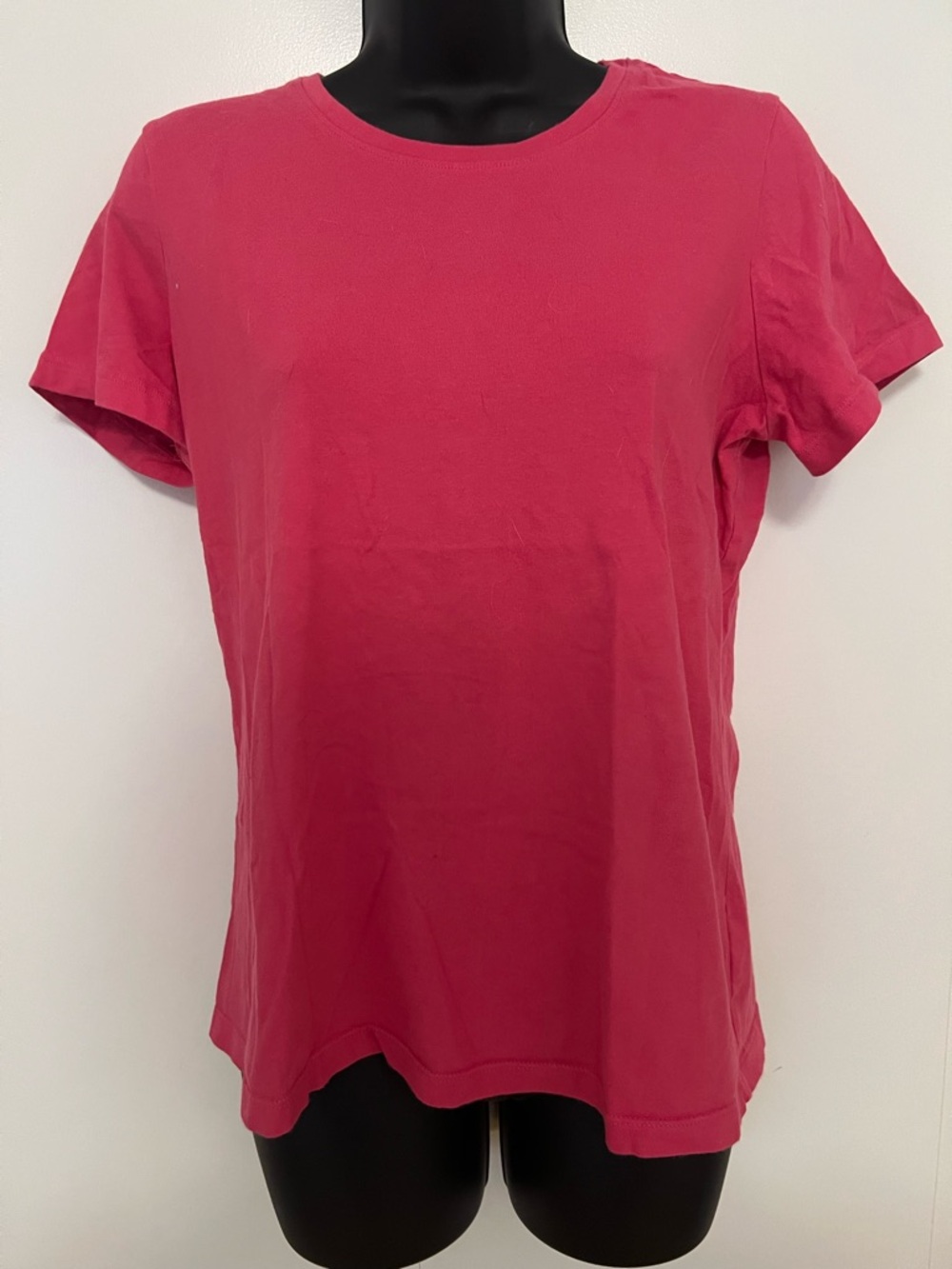 Faded Glory- Women's Classic Pink Crewneck Tee